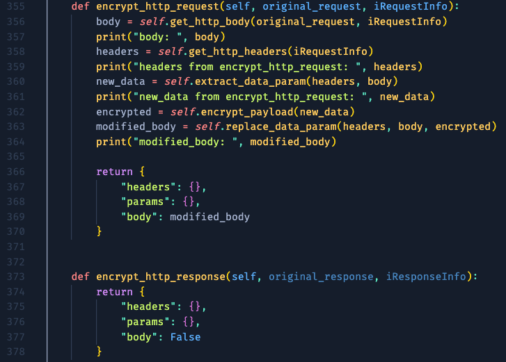 Fungsi encrypt/modify